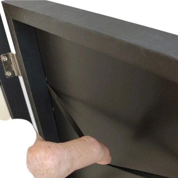 Shadow Box Wooden and Plexiglass New Black Hanging or Table Set up Weddi… - Picture 6 of 16